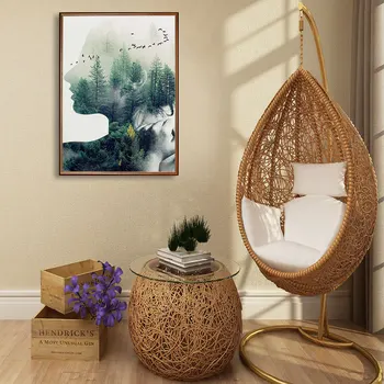 Rammeløse art deco-maleri stue, soveværelse væg dekoration maleri