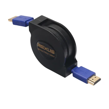 Udtrækkelig Fleksible HDMI Kabel mand til Mand V1.4 1080P Full HD 3D HDTV 1m 1.8 m
