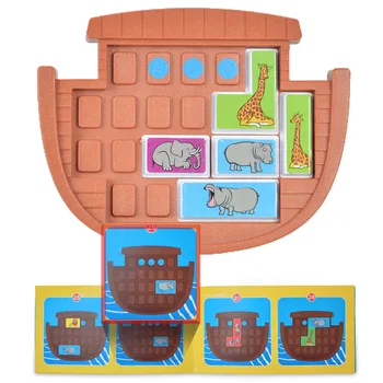 Noah ' s Ark Dyr Stor Redde Børn Form, Tænker Puslespil for Kids Sjovt Legetøj, som Børn Argumentation Spil Pædagogisk Legetøj