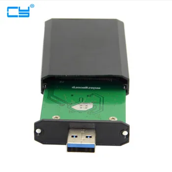 Mini-PCI-E mSATA til USB 3.0-Eksterne SSD PCBA Adapter Conveter Kort med Kabinettet 12551