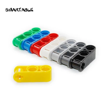 Smartable Technic Aksel og Pin Stik Vinkelret 3L med 2 Pin Huller Blok MOC Del Toy Kompatibel 42003 40pcs/Sæt