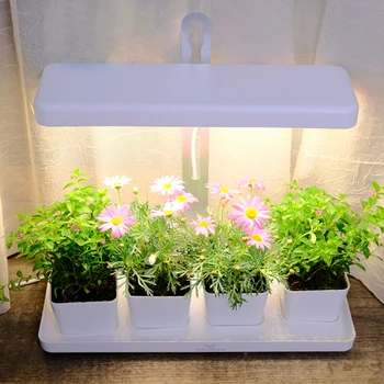 Hjem Voksende Lamper LED vækst Lys Aerogarden Flower Pot Fulde Spektrum Plante Lys til Planter, Blomster Sætteplante Dyrkning 126151