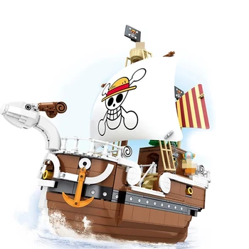 1048 PC ' er SY6297 Animationsfilm ET STYKKE Serie Glædelig Pirat Sejlbåd Model byggesten Klodser Kreativ Legetøj, som Børn Julegaver
