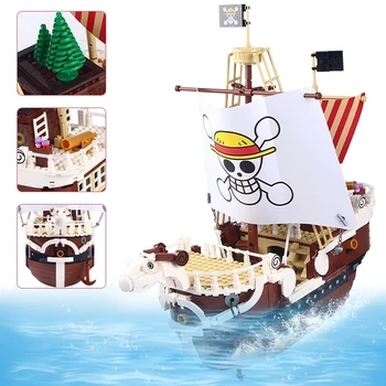 1048 PC ' er SY6297 Animationsfilm ET STYKKE Serie Glædelig Pirat Sejlbåd Model byggesten Klodser Kreativ Legetøj, som Børn Julegaver