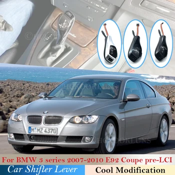 LED-Gear Shift Knappen Gearskifter arm Til BMW 3-serien 2007 ~2010 E92 Coupe pre-LCI Pre-facelift Bil ændring 2009 2008 E 92