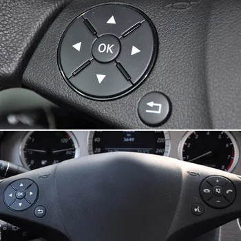 2stk Multi-funktion Bil Rat Knapperne Audio Control Knappen for Mercedes Benz W204 W212 W207 X204