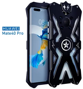 Aluminum Armor Thor Sagen For Huawei Mate 40 Pro Plus Mate 40 Pro+ Cover Flash Iron Man Telefonen Beskyttende Skal Skin Taske