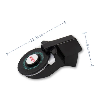 Dymo Label Maker Erstatter Motex E101 Manuel Dymo Label Printer Til 9mm Mini Håndholdte Gravering Skrivemaskine labelmaskine