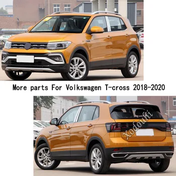 For Volkswagen VW T-kryds Tcross 2018 2019 2020 Bil Organ, der Dækker Beskyttelse af Kofanger Trim Bageste Tilbage Hale Bunden Emhætter Pedal Moulding 12675