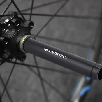 Ny Cykel Front Wheel Thru-Aksel Quick Release Adapter 12mm 15mm 9mm Cykling MTB Mountainbike Hub Konvertering Spyd Adapter