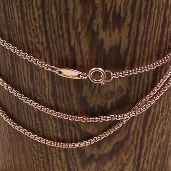 Kæden Slående Rose Guld-farve Trendy Gave Til Kvinder & Mænd, Europa Style Soul Smykker 925 Sterling Sølv Mode Smykker