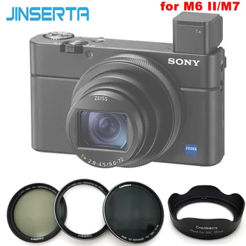 JINSERTA UV-CPL ND16 Adapter Ring Sæt til Sony RX100 M6 II M7 Kameraets objektivdæksel til Sony RX100 M6 II M7 Kamera Tilbehør