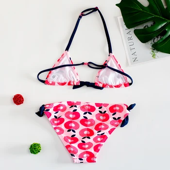 2019 Girls Bikini Badetøj To Stykker Børn Piger Sommeren badetøj Søde Apple Badetøj til 3-14years Piger 9011