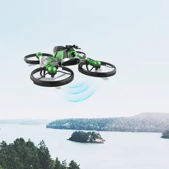 2020new 2,4 G fjernbetjening Helikopter deformation motorcykel folde fire-akse fly, RC Quadcopter legetøj til kid 2-i-1 RC Toy
