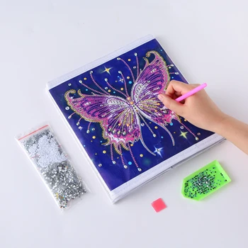 NYE Særlige Formet Diamant Maleri opbevaringsboks Butterfly Diamant Mosaik Husholdningsartikler Til Soveværelse Diamant Broderi-kits