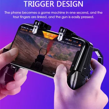 K21 Spil Håndtere PUBG Mobiltelefon Joystick, Gamepad L1 R1 Udløsende Spil Shooter-Controller Til iPhone, SamSung Xiaomi Phone
