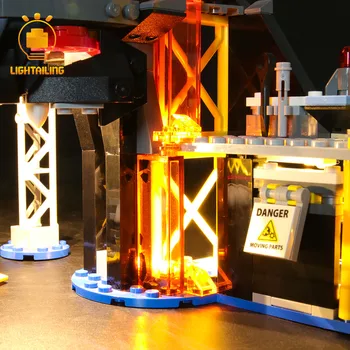 LIGHTAILING LED Lys Kit Til Garmadon ' s Vulkan Lair Belysning, der er Kompatibelt Med 70631 (Inkluderer IKKE Model)