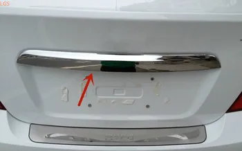 For Chevrolet AVEO 2011-2013 rustfrit stål/ABS Krom bagklap dekoration strip stammen dør dekoration strip bil tilbehør