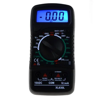 Digital LCD-Multimeter Voltmeter Amperemeter AC/DC/OHM, Volt Tester Aktuelle Test P00