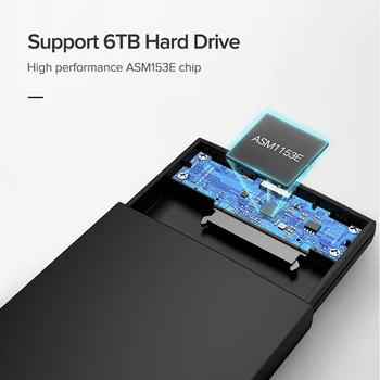 Ugreen 2.5 HDD Tilfælde SATA til USB 3.0 Adapter Eksterne Harddisk Kabinet til SSD Disk HDD Box Tilfælde HD 2.5 SSD Tilfælde SATA til USB