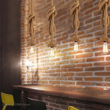 Loft Hamp Reb Pendel Vintage Net Spider Lysekroner i Loftet Vedhæng Kreative Bar Lampe DIY Cafe kulørte Lamper Væver Wire