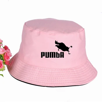 2019 nye Pumba logo Print Panama Bucket Hat Høje Kvalitet Cap Sommer Sport Cap solskærm Fiskeri Fiskeren Hat