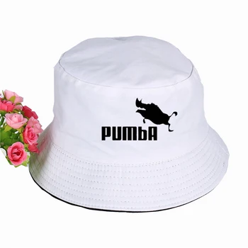 2019 nye Pumba logo Print Panama Bucket Hat Høje Kvalitet Cap Sommer Sport Cap solskærm Fiskeri Fiskeren Hat