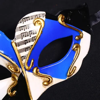 Kvinder Sexy Eye Mask Musik Udsøgt Kvinder Venetiansk Maske Cosplay Maskerade Mardis Gras Party Dekorative Maske