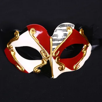 Kvinder Sexy Eye Mask Musik Udsøgt Kvinder Venetiansk Maske Cosplay Maskerade Mardis Gras Party Dekorative Maske