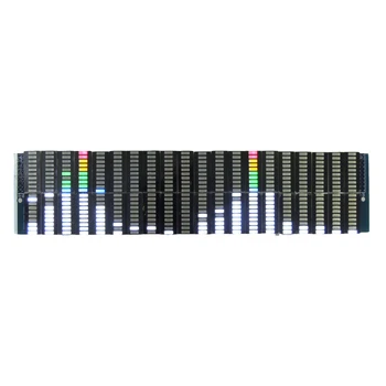 Farverig LED-Musik-spektrumsvisning Analyzer 20 Segmenter 10 Niveauer MP3-PC Forstærker Lyd Niveau Indikator Musik