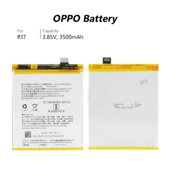 3.85 V 3500mAh Oprindelige Genopladeligt Lipo Mobiltelefon Batteri BLP681 BLP 681 Til OPPO R17 Mobiltelefon Batteri Batería