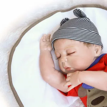 45CM premie bebes Reborn Dukker Realistisk nyfødte baby Dukke med blød full body silikone Boneca Dukke lol dukke Jul Surprice