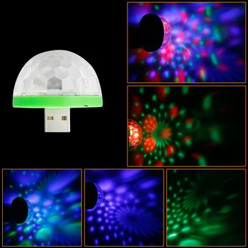 USB-Light-up Legetøj Farvet Lysende Kugle Tændte Børn Projektor Led Blinkende Lys, Jul, Legetøj til Børn, Soveværelse Dekoration