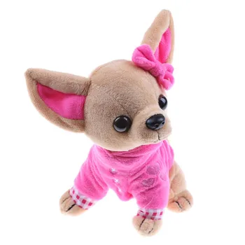 Søde Udstoppede Hunde Plys Legetøj 1stk 17cm Chihuahua Hvalp Børn Toy Kawaii Simulering Dyr Dukke Fødselsdag Gave til Børn Piger