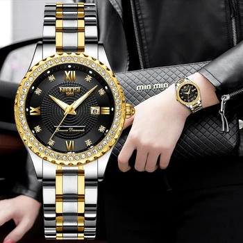 NIBOSI Kvinders ure Luksus Rustfrit Stål mode dameur 2020 nye Quartz armbåndsur Kvindelige armbånd Relogio Feminino