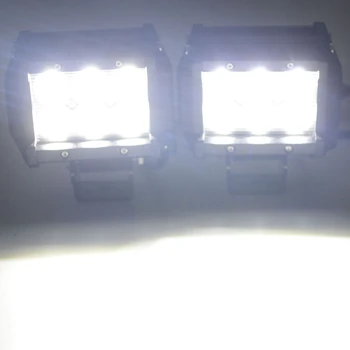 10stk 4 Tommer 18W led køre lys 18W LED Lys Bar Plet Oversvømmelse 12v 24v LED-arbejdslampe bar 4x4 For uaz niva 4x4
