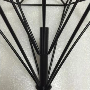 2 stk Loft Lys Industrielle Bur Form Diamond Black Chandelier Suspension af Metal Jern-Armatur Til Køkken Gangen