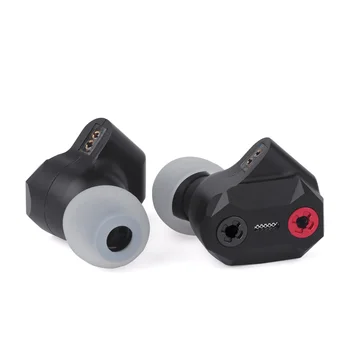 Shuoer Tape Pro Composite Elektrostatisk Dynamisk Driver HiFi In-ear Hovedtelefon med Justerbar Bas, Aftagelig 2Pin Kabel 13235