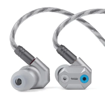 Shuoer Tape Pro Composite Elektrostatisk Dynamisk Driver HiFi In-ear Hovedtelefon med Justerbar Bas, Aftagelig 2Pin Kabel
