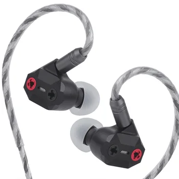 Shuoer Tape Pro Composite Elektrostatisk Dynamisk Driver HiFi In-ear Hovedtelefon med Justerbar Bas, Aftagelig 2Pin Kabel