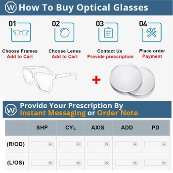 Kvinder Mænd Optisk Computer Cat Eye Nærsynethed Briller Ramme, Ultralet Brillerne, Anti-Reflekterende Recept Glas Rammer F8010