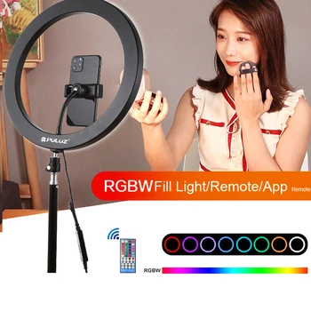 12 tommer Fotografering Belysning 6500K LED Selfie Ring Lys RGB Video-Ring Lys Med stativ for Vlog TikTok Youtube Live Streaming