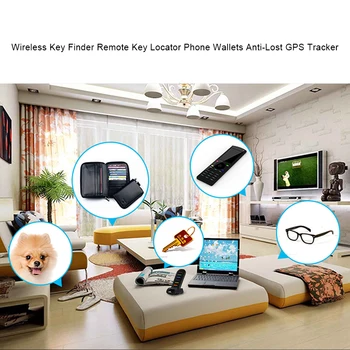 Dog Pet Smart GPS Tracker Anti-tabt Alarm den Trådløse Bluetooth-Tracker Children ' s Wallet Taske key Finder Locator Anti-tabte Søg