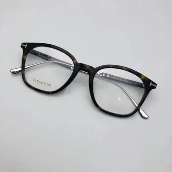 Høj kvalitet briller TF5484 sqaure briller i titanium-ramme kan precription briller nærsynethed hyperopic briller