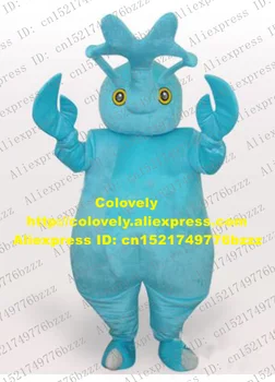 Blue Beetle Maskot Kostume Mascotte Med Stor Tang Buttede Krop Voksen Størrelse Tegneseriefigur Party Outfit Passer Nej 26 Gratis Fragt