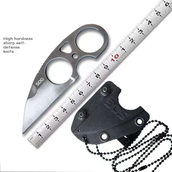 Hot fast kniv lomme udendørs camping 8cr13 blade bølge fiber håndtag jagt taktisk overlevelse knive EDC værktøjer K kappe