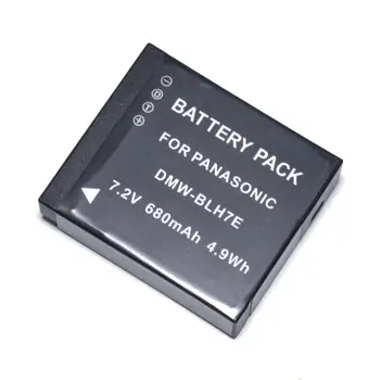 DMW-BLH7E Batteri til Panasonic DMC-GM1 DMC-GM5 DMC-GF7 DMC-GF8 DMC-LX10 DMC-LX15 DC-GX800 Kamera DMW-BLH7PP Udskiftning af Batteri