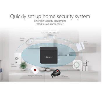 3Pcs røgalarm Trådløs 433MHz Ild Sikkerhed Beskyttelse Alarm Sensor for Smart Home Automation, Arbejde med Ewelink APP
