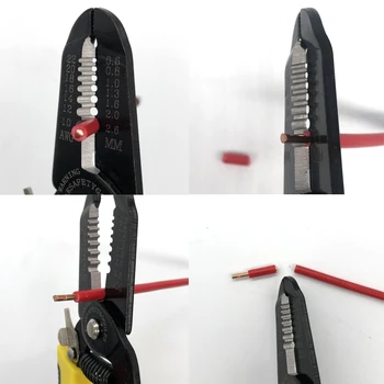 Wire Malingfjernere Multi-Funktion Tænger Elektrisk Vedligeholdelse Kabelsaks Crimptang Kombination