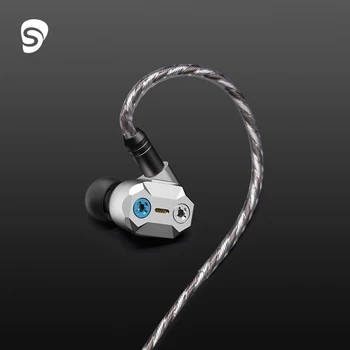 Shuoer Tape Pro Composite Elektrostatisk Dynamisk Akustisk Tuning HiFi Musik Overvåge Audiphile Musiker In-ear Høretelefoner, Earbuds
